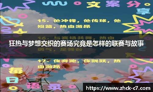 狂热与梦想交织的赛场究竟是怎样的联赛与故事